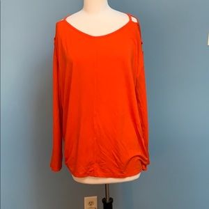 Zenergy cage shoulder tunic